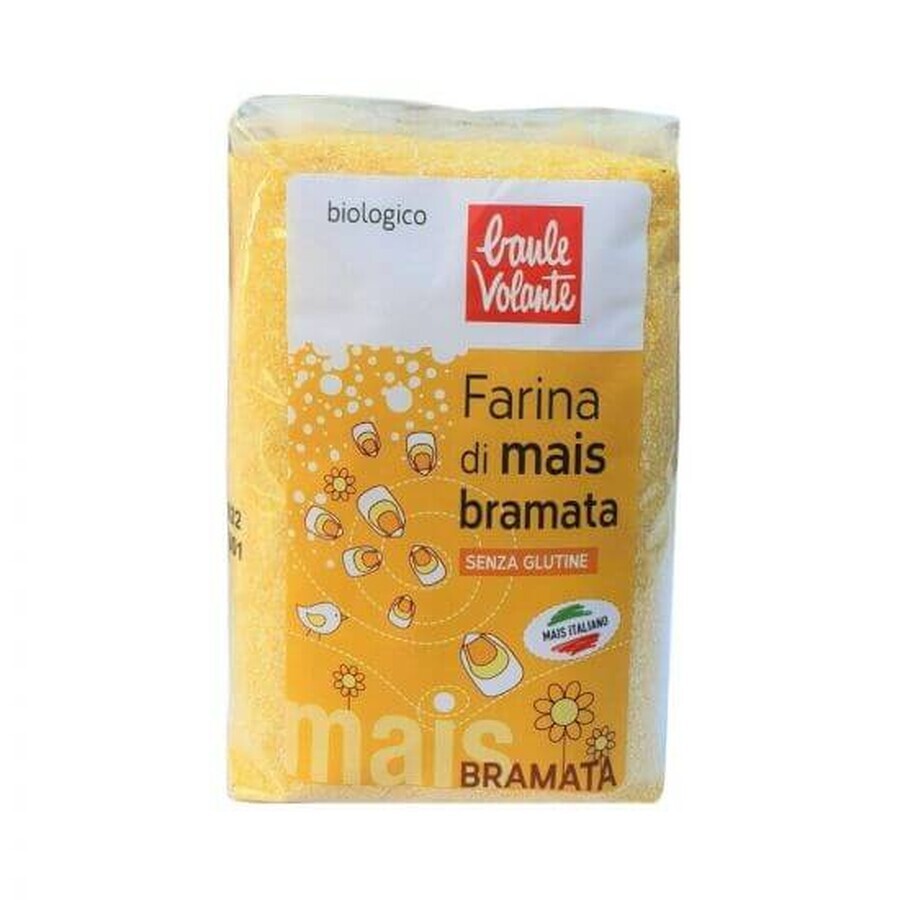 Faina bio de porumb Bramata  fara gluten, 500 g, Baule Volante