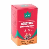 Cordyang 497 mg extrait de cordiceps, 30 gélules, Yongkang International Chine