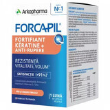 Forcapil Fortifiant Kératine+, 60 gélules végétales, Arkopharma