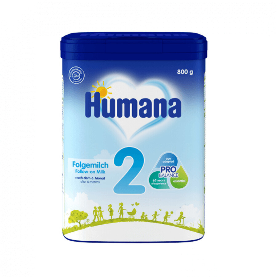 Folgemilch Formel 2, +6 Monate, 800 g, Humana Bewertungen