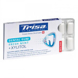 Zahnpflegekaugummi Fresh Mint+ Xylitol, 12 Stück, Trisa