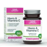 Gse Fer + Vitamine C 60 Comprimés Bio Vegan
