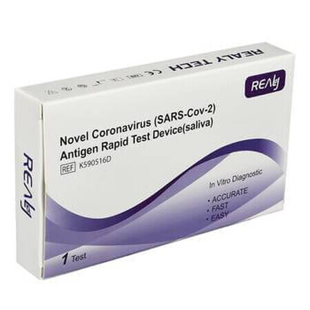 Kit de test rapide de l'antigène SARS-COV-2, 1 pièce, réel