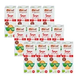 Ecomil Organic Soya Vegetable Drinks, Pack 12 x 1 liter