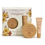 L'Erbolario Frangipani verlangens Kit Lippenbalsem + Handbalsem
