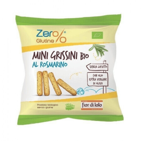 Fior Di Loto Mini Grissini Bio Al Rosmarino Senza Glutine 30g