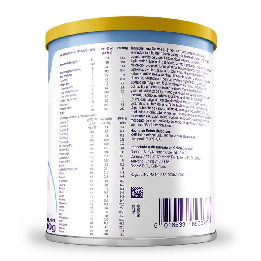 Speciale hypoallergene voeding Neocate Junior met vanillesmaak, +12 maanden, 400 g, Nutricia