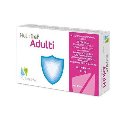 NutriDef Adulti, 20 comprimés, Nutrileya