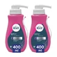 Veet Pack Depilatory Cream Normal and Dry Skin with Dispenser, 2 X 400 ml
