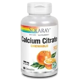 Solaray Calcium Citrate 1000Mg Orange Flavor 60 Tabletsmast
