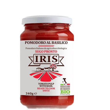 Pâte de tomate biologique au basilic, 690 g, Iris Bio