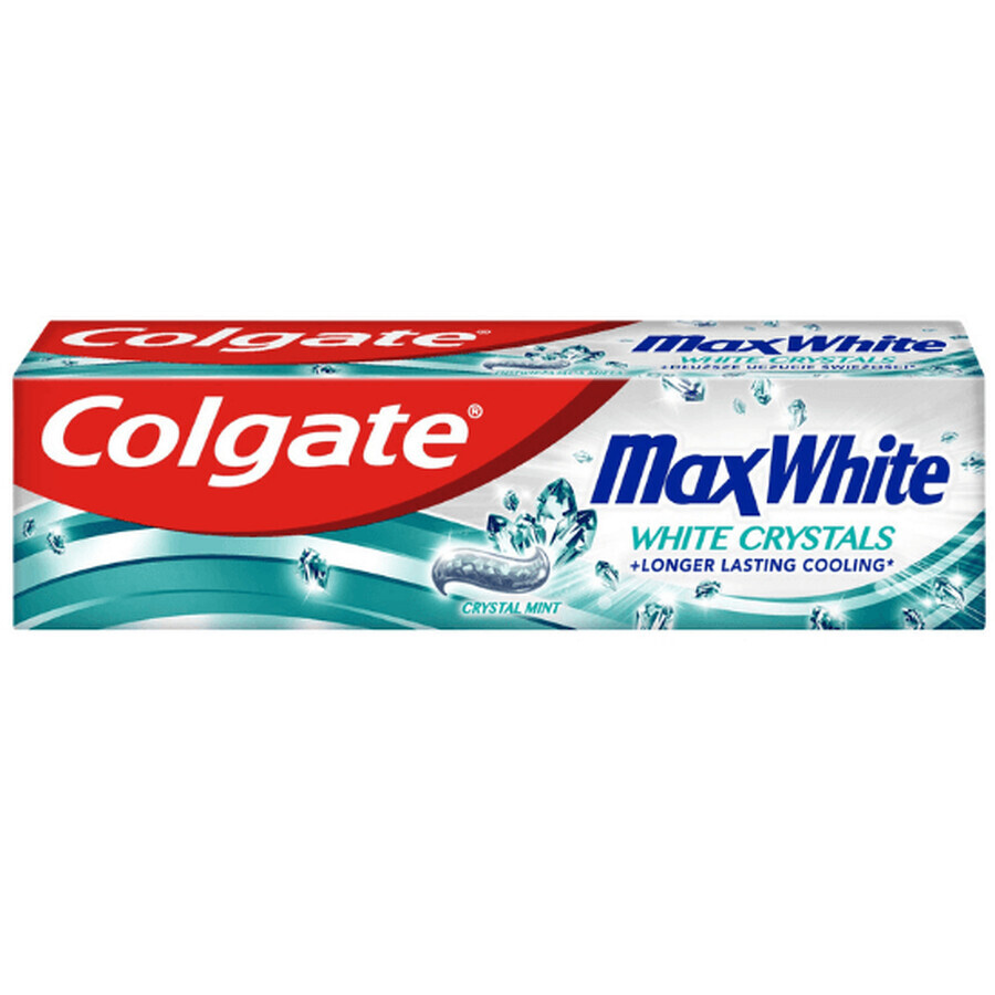 Dentifrice Max White Crystal Mint, 75 ml, Colgate
