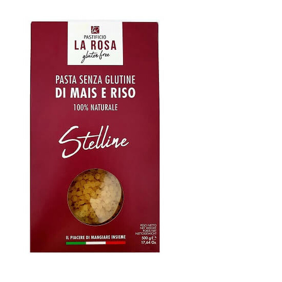 Pâtes sans gluten Stelline, 500 g, La Rosa