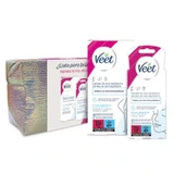 VEET Pure Ontharingswasstrips in toilettas (20 voor gezicht + 20 voor lichaam)