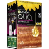 Garnier Olia Colorant permanent fără amoniac, miros plăcut cu uleiuri florale naturale - Bold Intense Copper 7.40