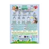 7 Heaven Animal Mask Panda Cloth Mask , 4 units