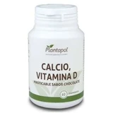 Plantapol Calcium+Vit.D Chocolate Flavor 60 Chewable Tablets