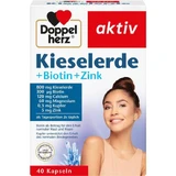 DOPPELHERZ Siliceous Earth+Biotin+Zinc Capsules 40 Capsules