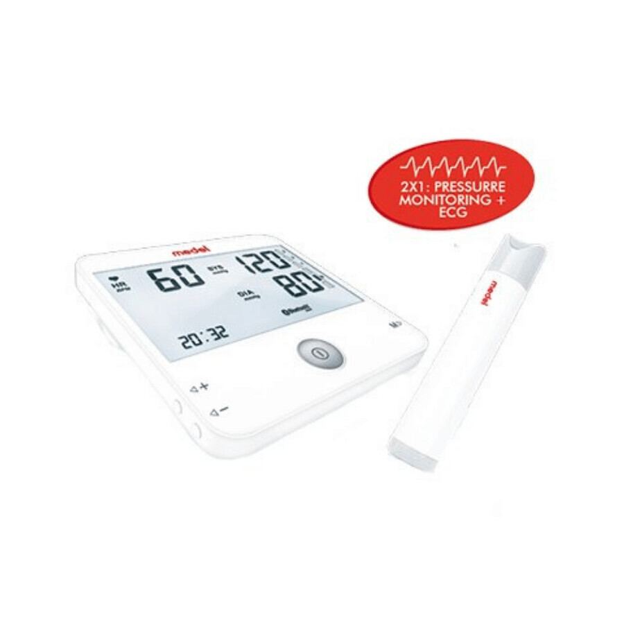 Digitales Blutdruckmessgerät mit EKG, Connect cardio MB10, Medel