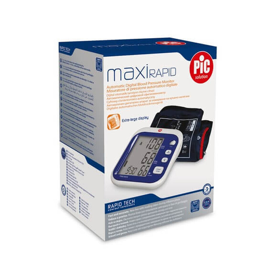 Tensiomètre numérique Maxi Rapid pour le bras, Pic Solution