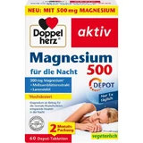 DOPPELHERZ Magnesium 500 voor de nacht Tabl. 60 St.