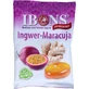 IBONS Ginger Passion Fruit fără zahăr Pungă de pastile 75 g