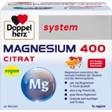 DOPPELHERZ Magnesium 400 Citraat systeemkorrels 40 st.