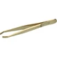 APOLINE Pince à sourcils 9 cm plaquée or 1 pc.
