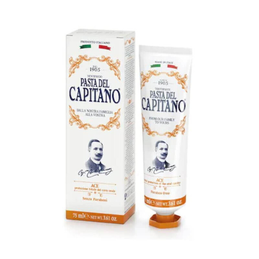 Del Capitano Dentifrice avec vitamines A,C,E 0373 x 75 ml