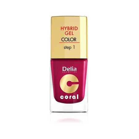 DELIA Hybrid Coral Nagellack Nr. 006 burgunderrot x 11ml