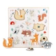 Puzzle incastrat din lemn - Animale din padure