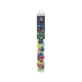 Set constructie Plus-Plus, tub 100 piese, Glow mix, culori fluorescente