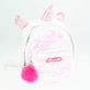 Rucsac fetiță Girabrilla – model Unicorn cu paiete reversibile, bretele reglabile și buzunar frontal