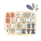 Drewniane puzzle z alfabetem, Speedy Monkey