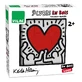 Puzzle 9 drewnianych kostek, Keith Haring