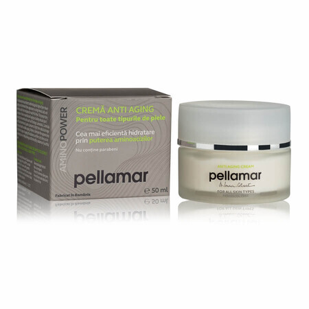Crème anti-âge pour tous les types de peau AminoPower, 50 ml, Pellamar