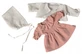 Accappatoi per bambole rosa e bianchi assortiti, Egmont Toys