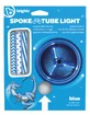 Lumini tubulare LED pentru roți bicicletă, SpinBrightz, albastru