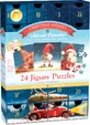 Calendario dell'Avvento Animali e Natale, 24 puzzle, 50 pezzi