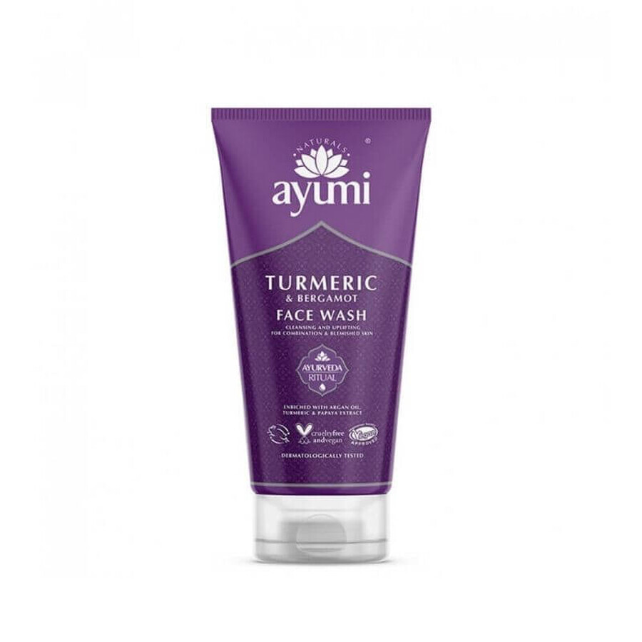 Gel viso con Curcuma e Bergamotto x 150ml, Ayumi