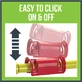 Manere detasabile pentru carucior, Clic toys