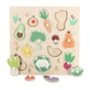 Puzzle en bois - Légumes du jardin