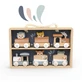 Trenulet cu animale in cutie lemn, Speedy Monkey