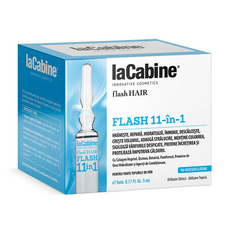 LA CABINE - FH 11 in 1 FLASH HAIR flacons pour cheveux 7X5 ml