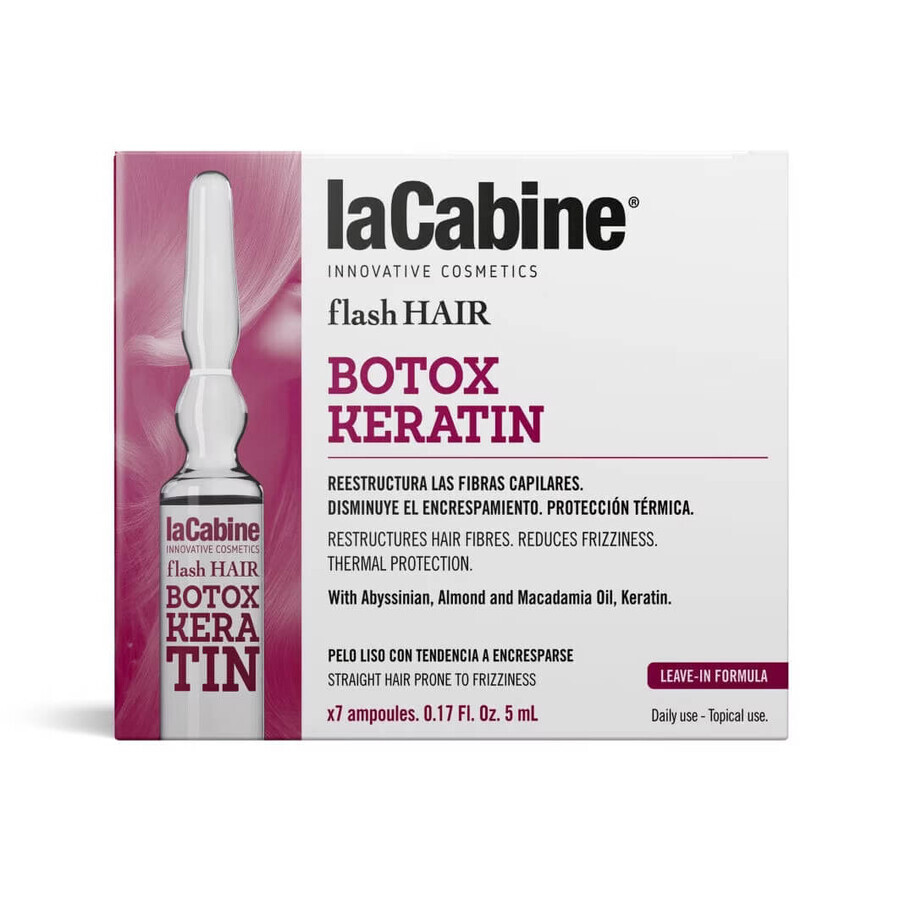 LA CABINE - FH BOTOX KERATIN flacons pour cheveux 7X5 ml