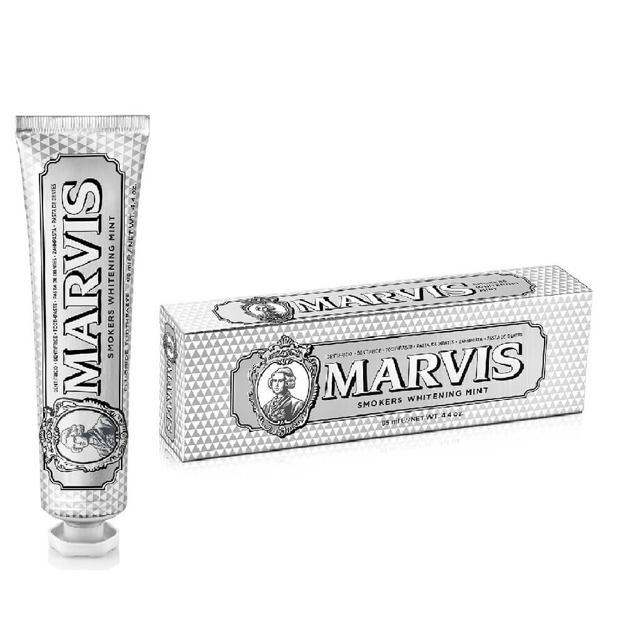 Marvis 411181 Zahnpasta Smokers Whitening Mint X 85 ml