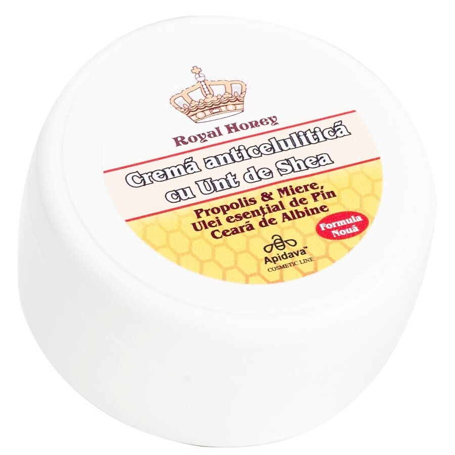 Crema anticellulite con burro di karité, 200 ml, Apidava