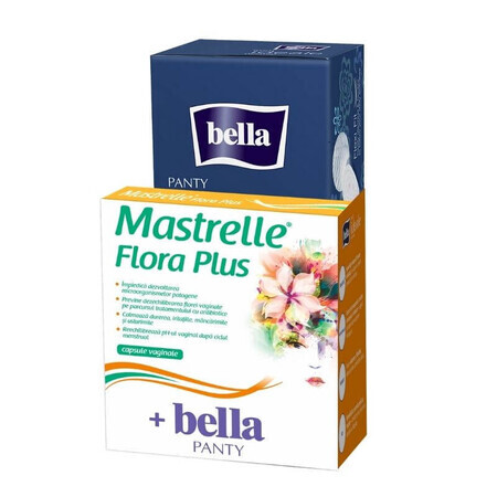 Mastrelle Flora Plus x 10 gélules vag+Bella Daily Absorbent Panty x 28pcs