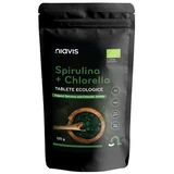 Spirulina + Chlorella organic tablets, 125 g, Niavis