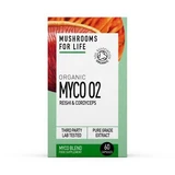 Organic Myco O2 Reishi and Cordyceps, 800 mg, 60 capsules, MushroomsForLife